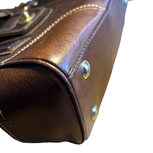 COPY - EUC COACH SIGNATURE EMBOSSED HAMILTON HANDBAG - Picture 10 of 13